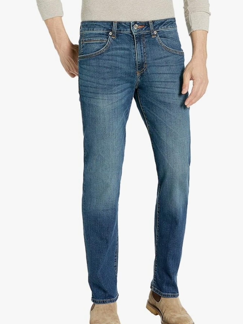 Lee Men's Slim Straight Jeans in Mid Blue Wash  SZ 29X30